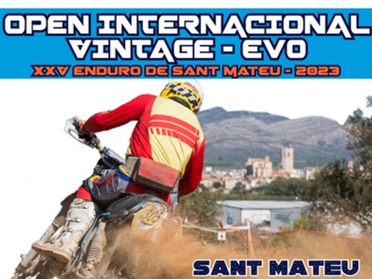 Presentación ‘Open Internacional Vintage-Eco XXV Enduro de Sant Mateu 2023’