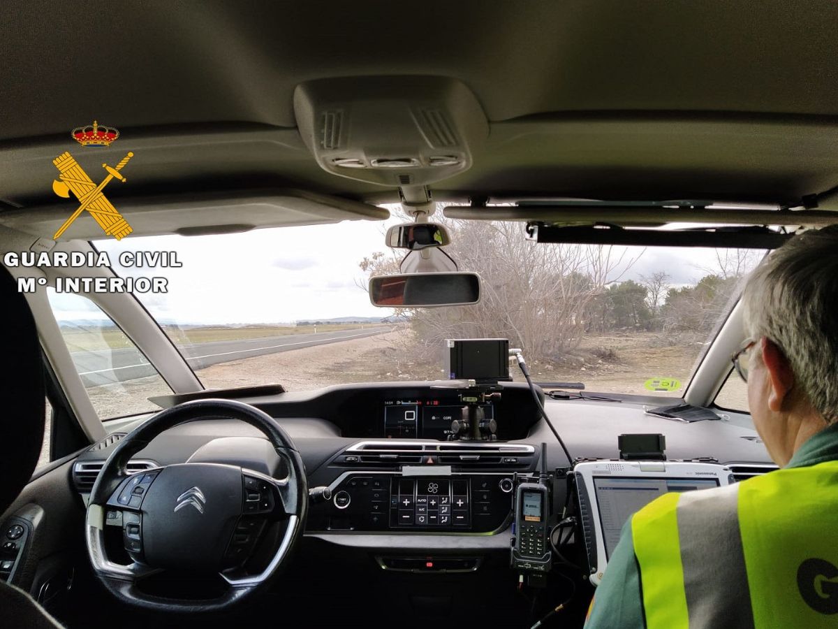 Detectado conductor circulando a 199 km/h en la CV-60