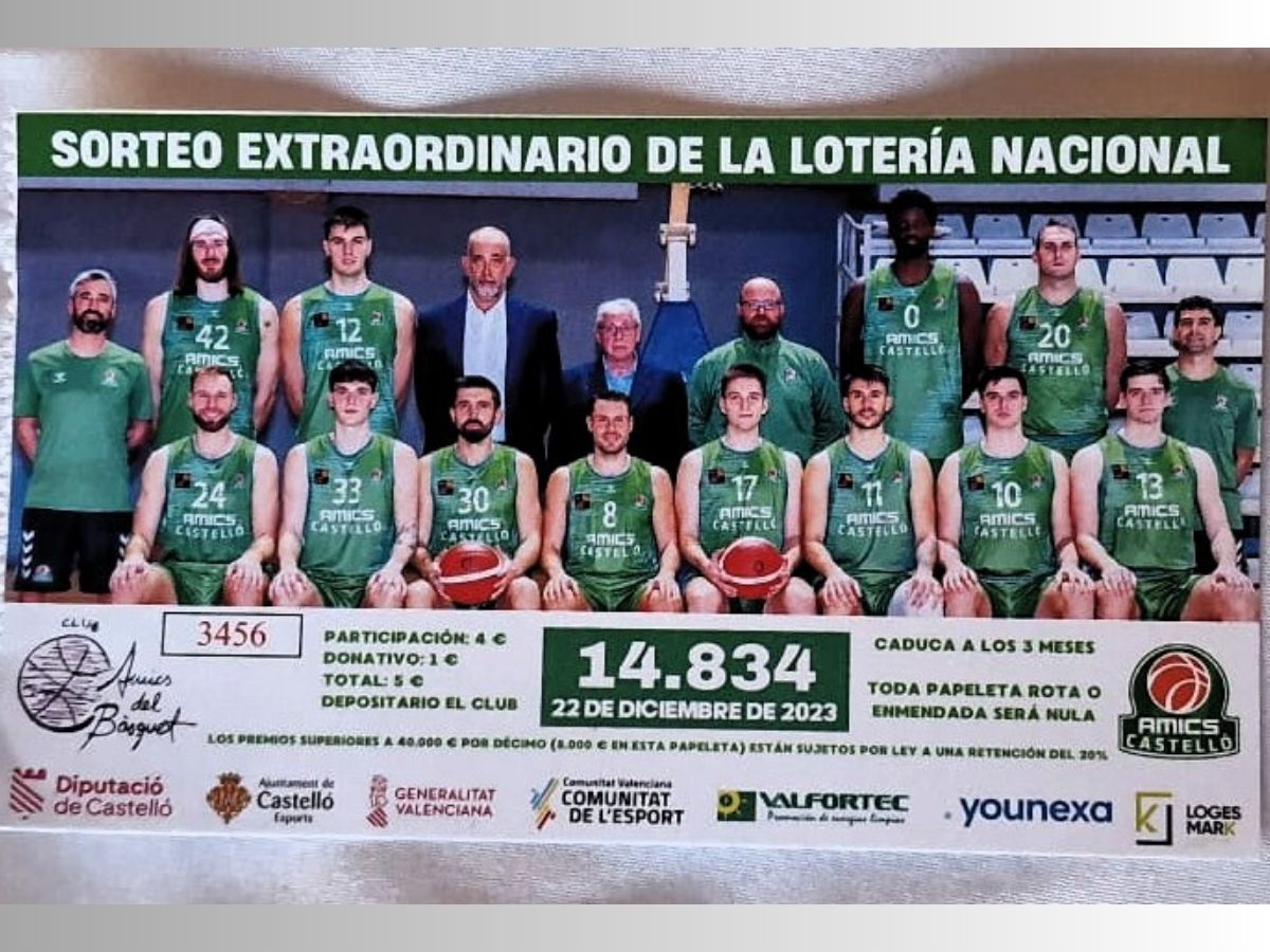 El Amics Castelló reparte 142.700 euros con la pedrea de la lotería