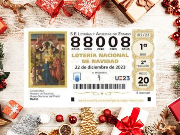 El ‘Gordo’ del Sorteo de Navidad 2023, 88.008, el mas tardío de la historia