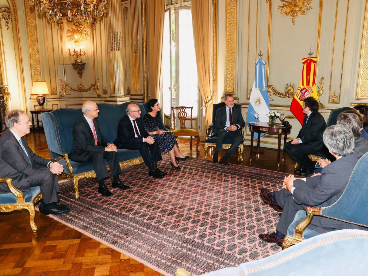 encuentro Rey Felipe VI y Javier Milei 3