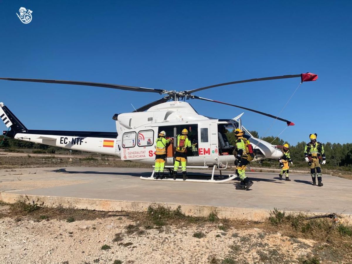 Rescate de emergencia en Montanejos