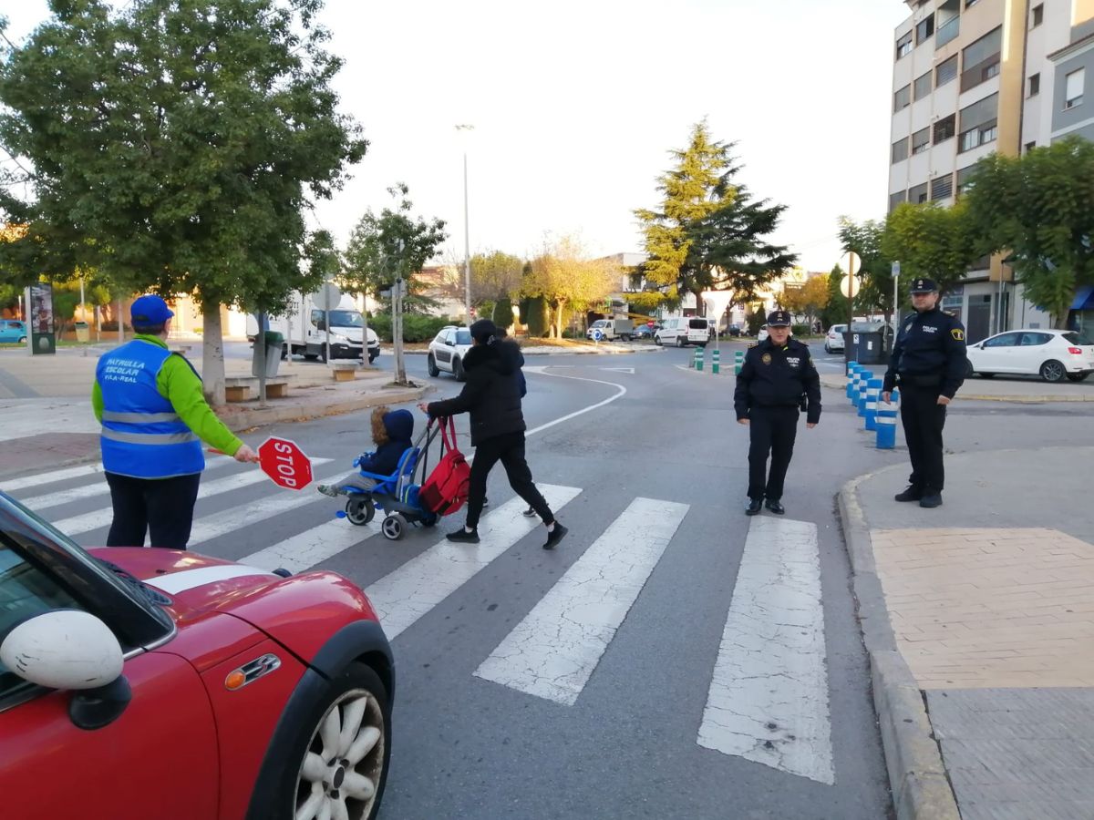 Las patrullas escolares de Vila-real cumplen un año