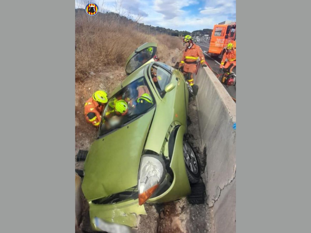  A-7 en Rotglà i Corbera Accidente de tráfico 2