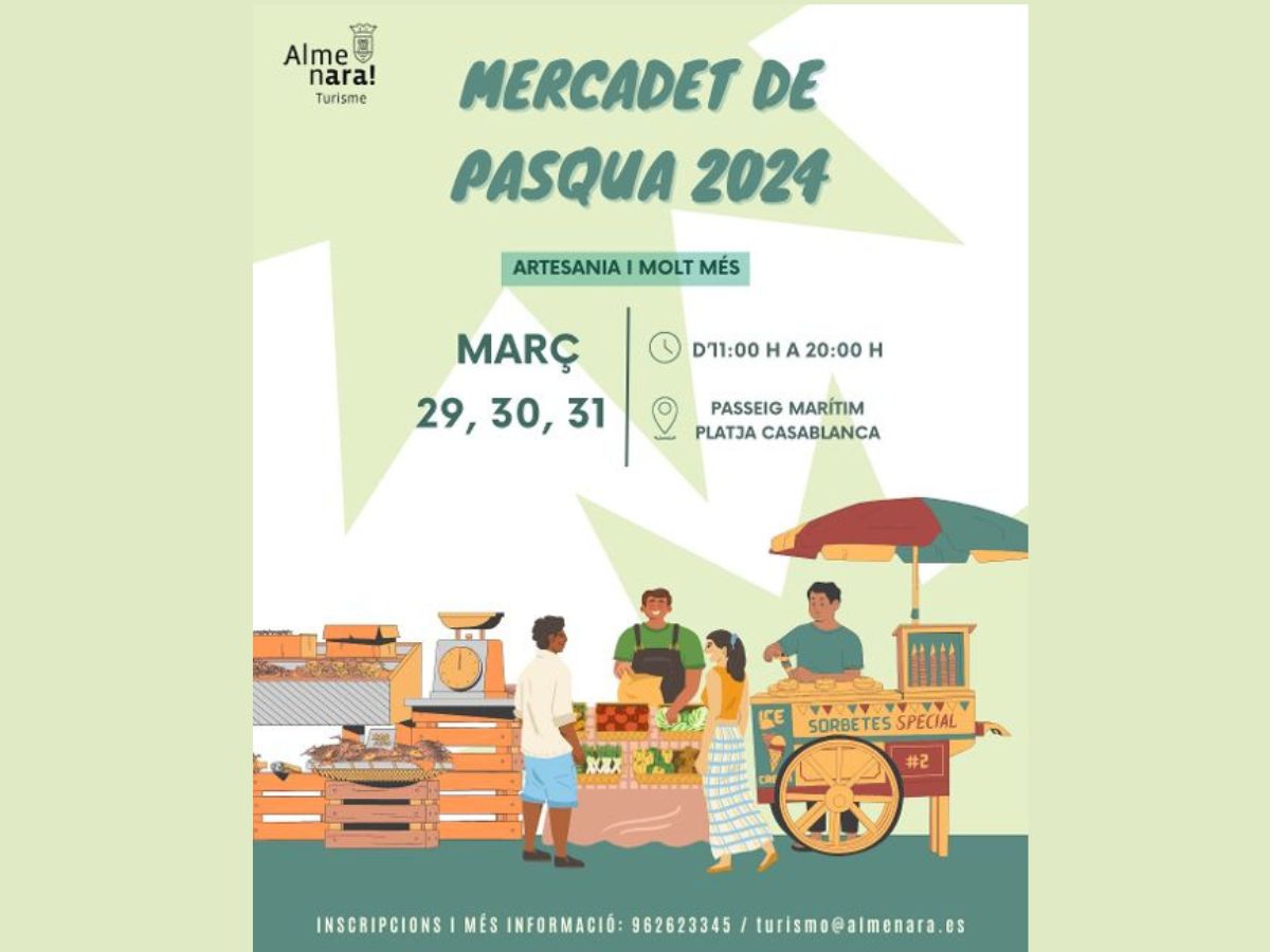 Almenara abre inscripciones para su Mercadillo de Pascua