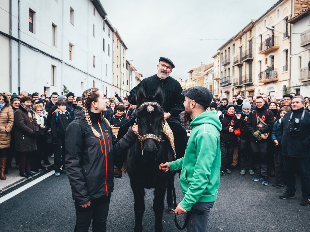 Así se vive la fiesta de Sant Antoni 2024 en Villafranca del Cid