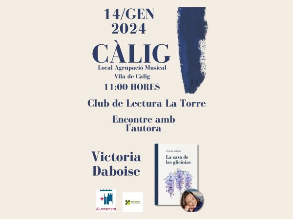 Càlig acoge una charla de la escritora Victoria Daboise