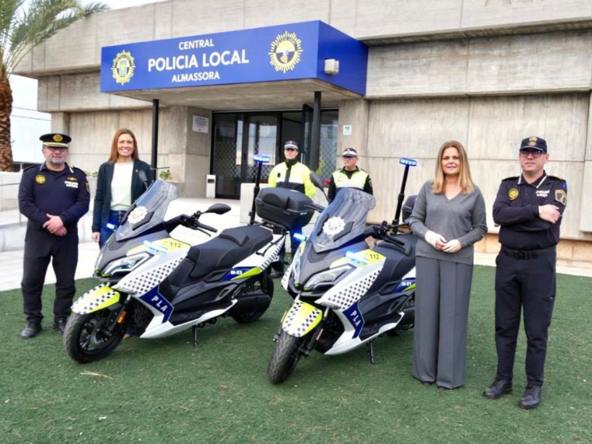 Dos nuevas motos eléctricas para la Policía Local de Almassora