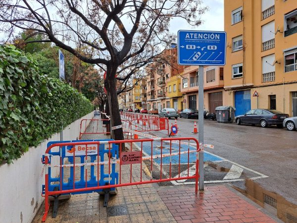 Obras de mejora en la calle Cordó de Vila-real