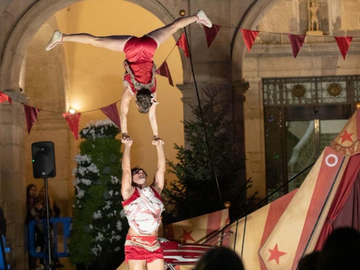 Éxito de 'Nadal de Circ' en la Plaza Mayor de Castellón