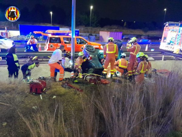 Herido en un accidente en la CV-31 en Paterna