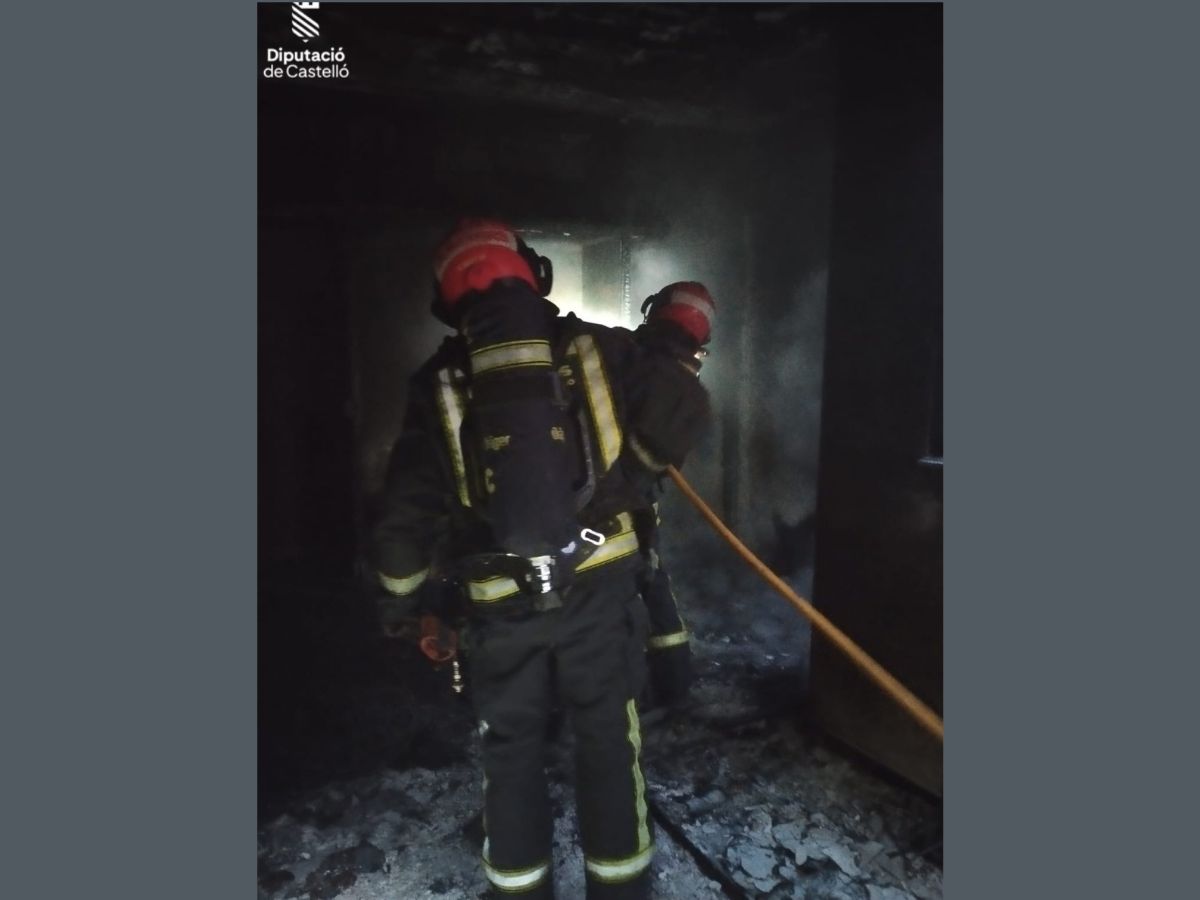 Incendio en una casa de Alcalà de Xivert