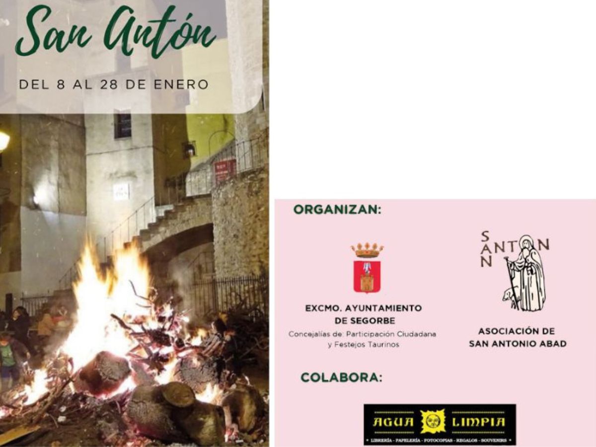 cartel 'Toros de San Antón 2024' este fin de semana en Segorbe