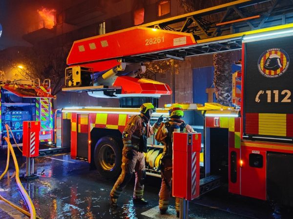Asistencia psicológica a bomberos y afectados por el incendio de Valencia
