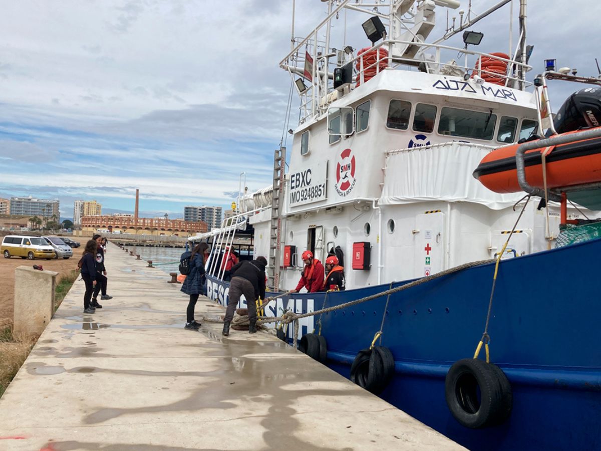 Barcos de rescate humanitario se alojan en Vinaròs - L’Aurora 3