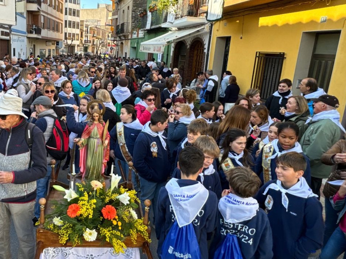 Benicàssim honra a su patrona Santa Àgueda en su tradicional romería