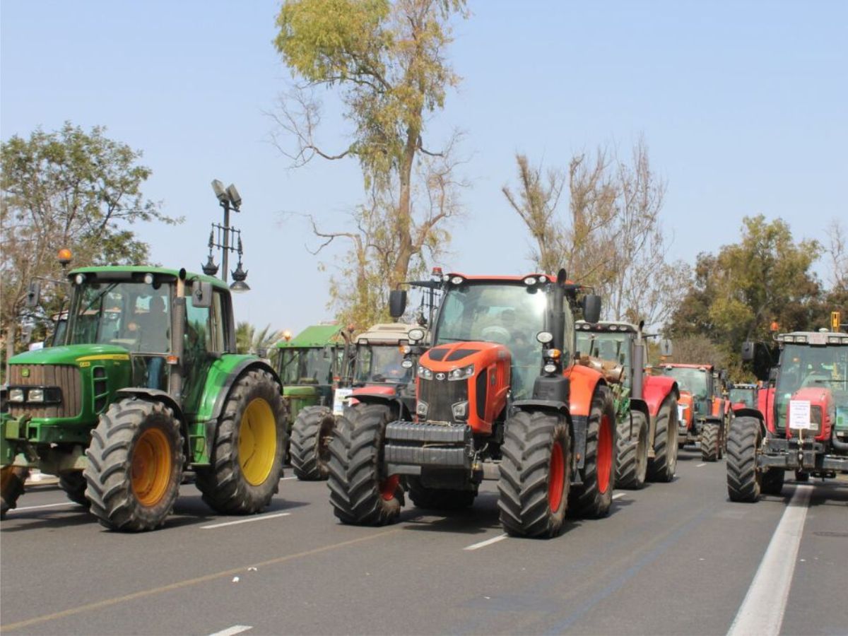 Comienzan las movilizaciones de los agricultores en Castellón