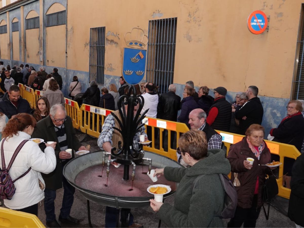  Font del Vi de Burriana el día de Sant Blai 2024 vecinos 