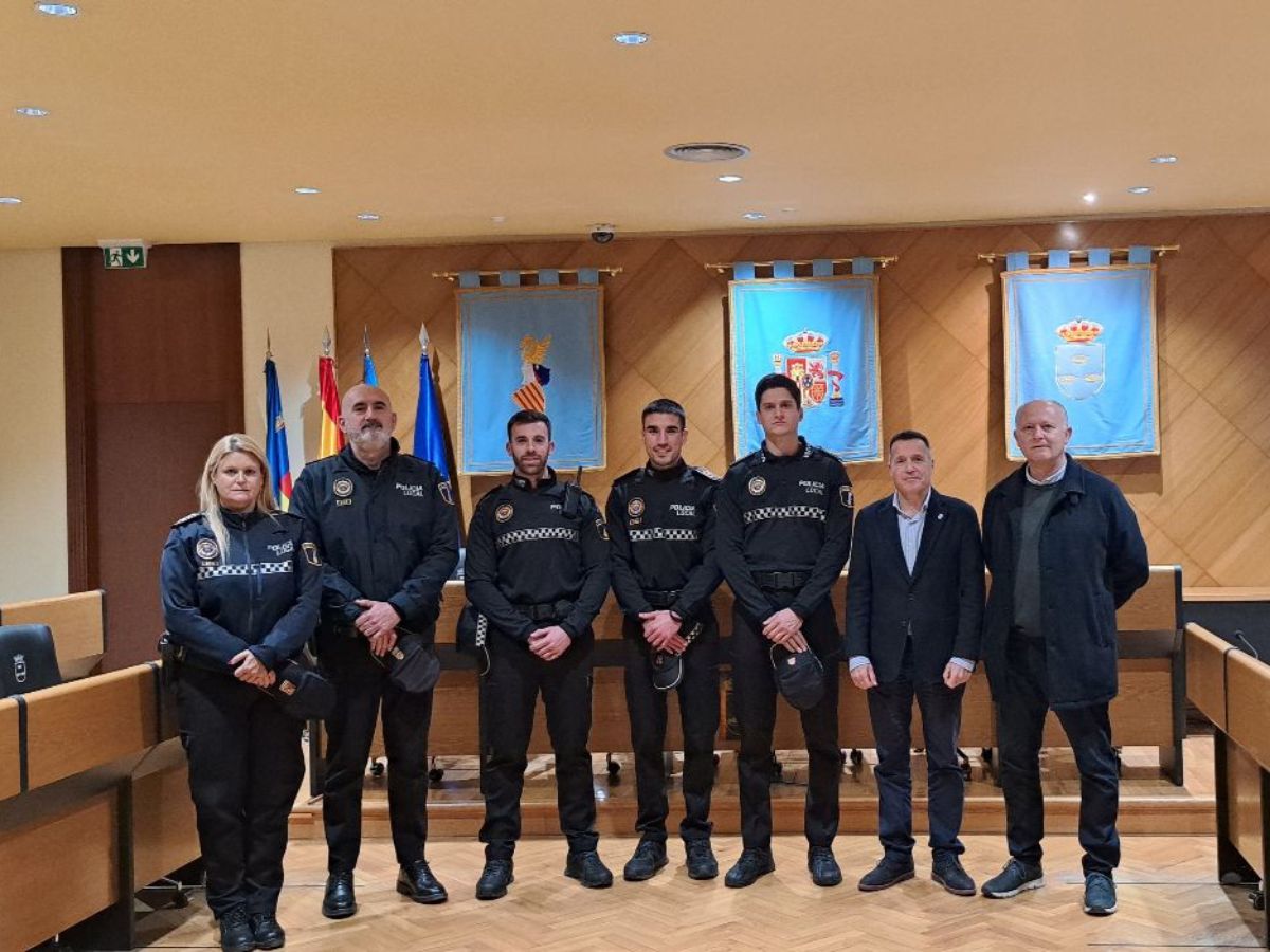 La Policía Local de Burriana incorpora 3 nuevos agentes