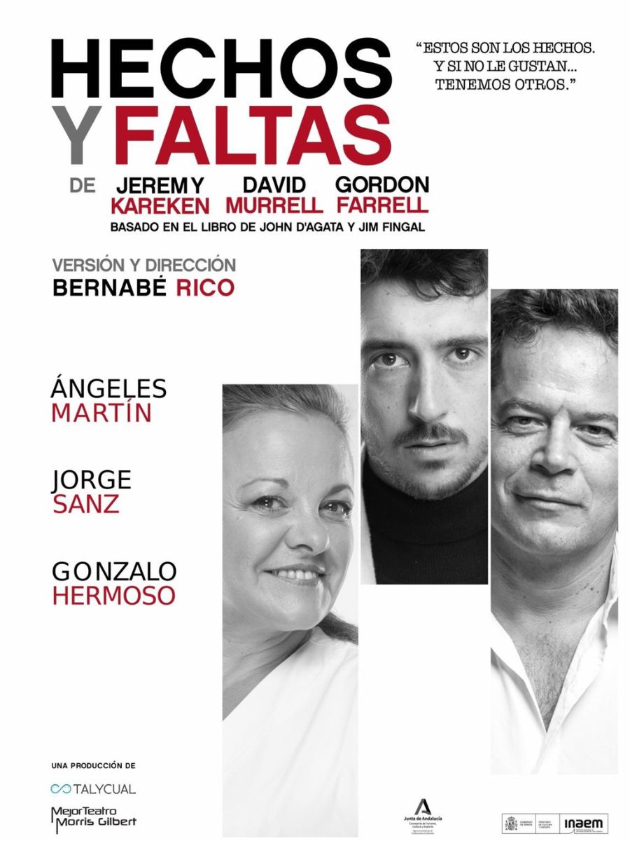 La comedia 'Hechos y faltas' llega al Teatro Principal de Castelló interior cartel