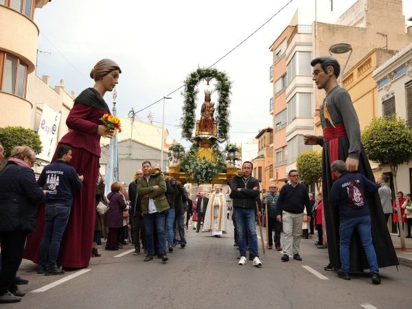 Procesión de regreso de la Mare de Déu de Gràcia i Sant Pasqual