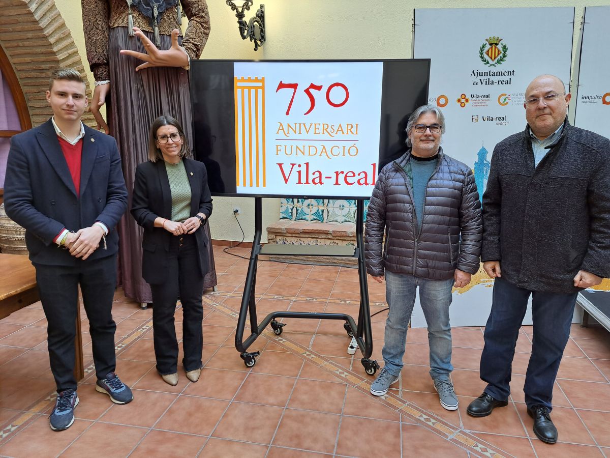 Vila-real presenta la imagen del 750º aniversario de su fundación