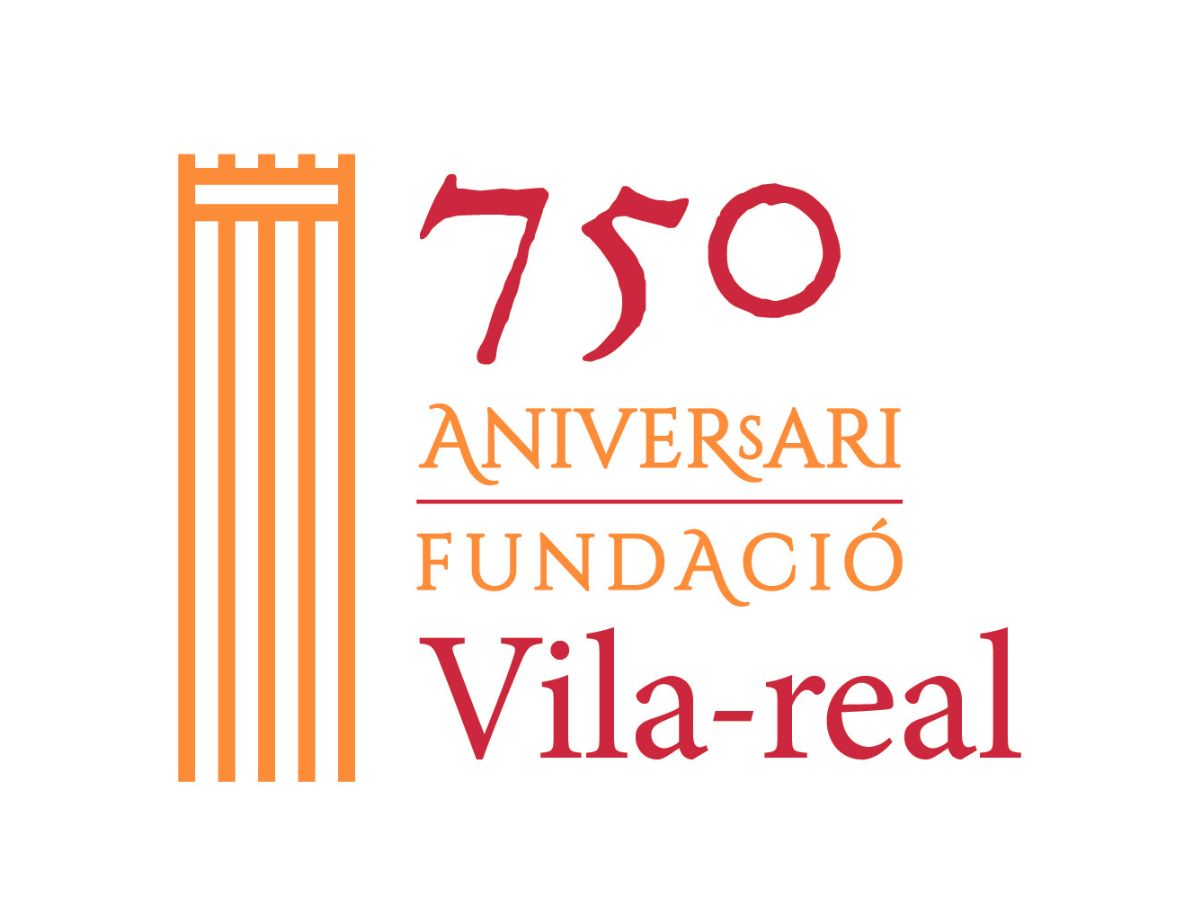 Vila-real presenta la imagen del 750º aniversario de su fundación logo