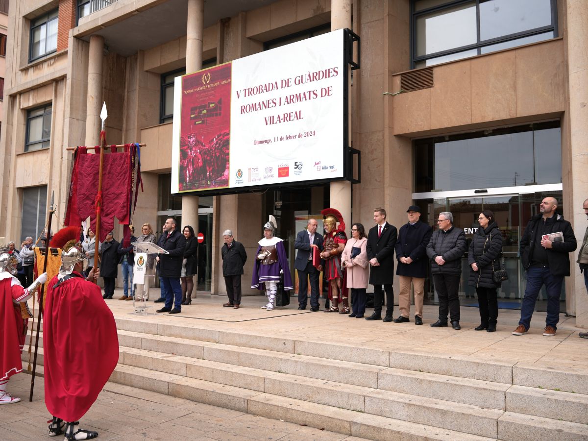 Vila-real vive el 'Encuentro de Guardias Romanos y Armados 2024' a