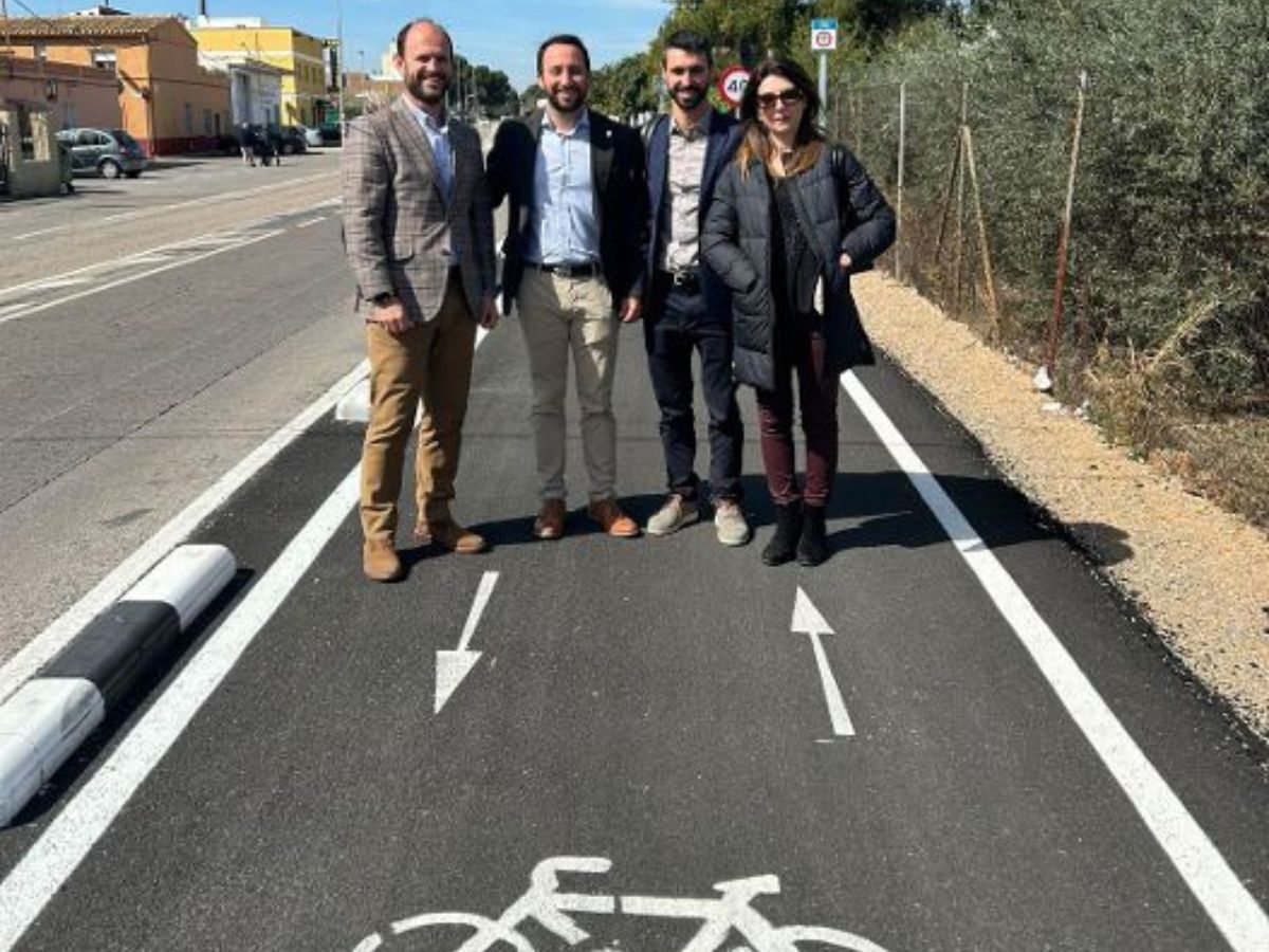 Castellón amplía el carril bici de la avenida l’Alcora