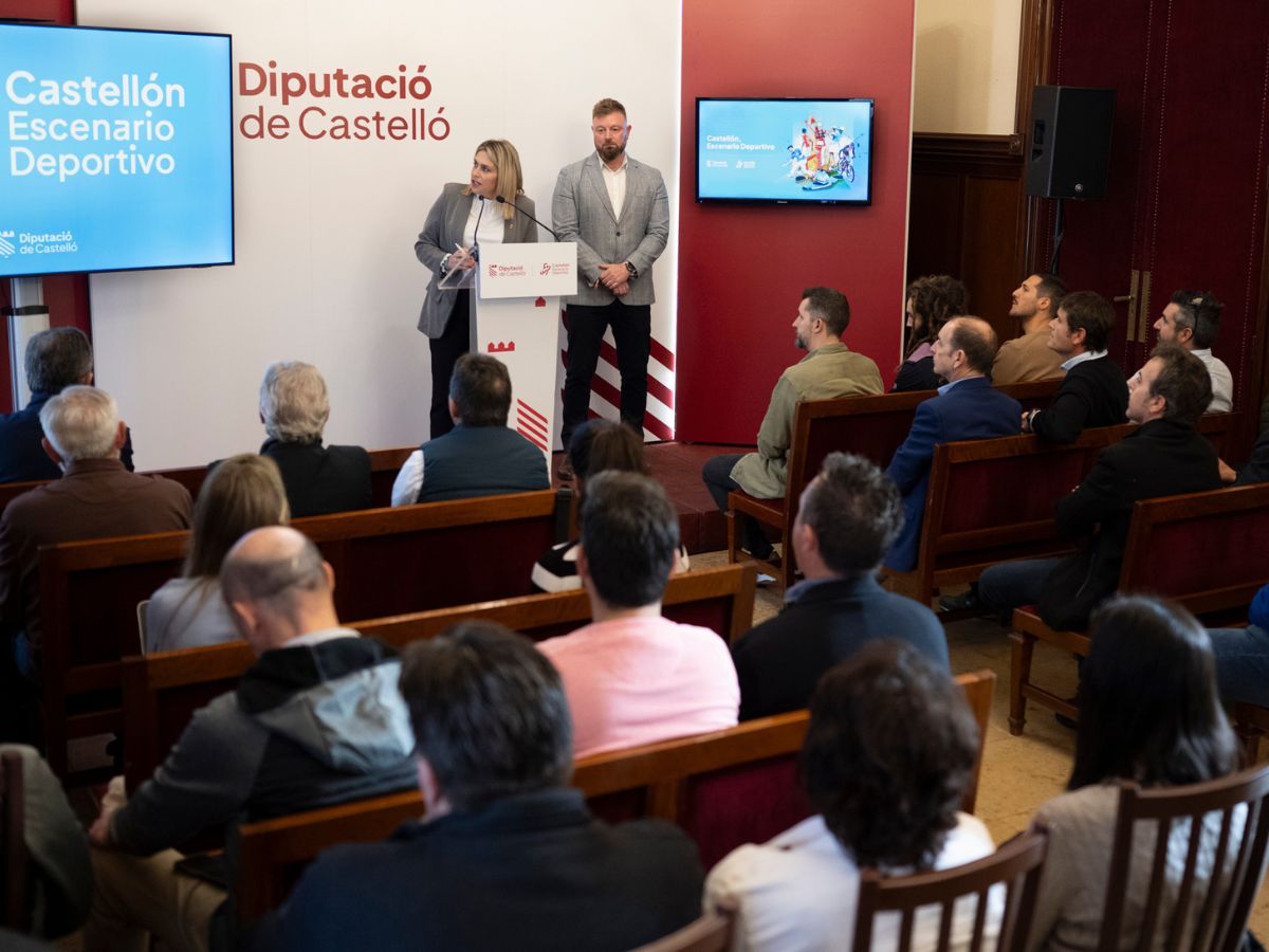 Diputación presenta la nueva marca Castellón Escenario Deportivo Barrachina e Iván Sánchez 2