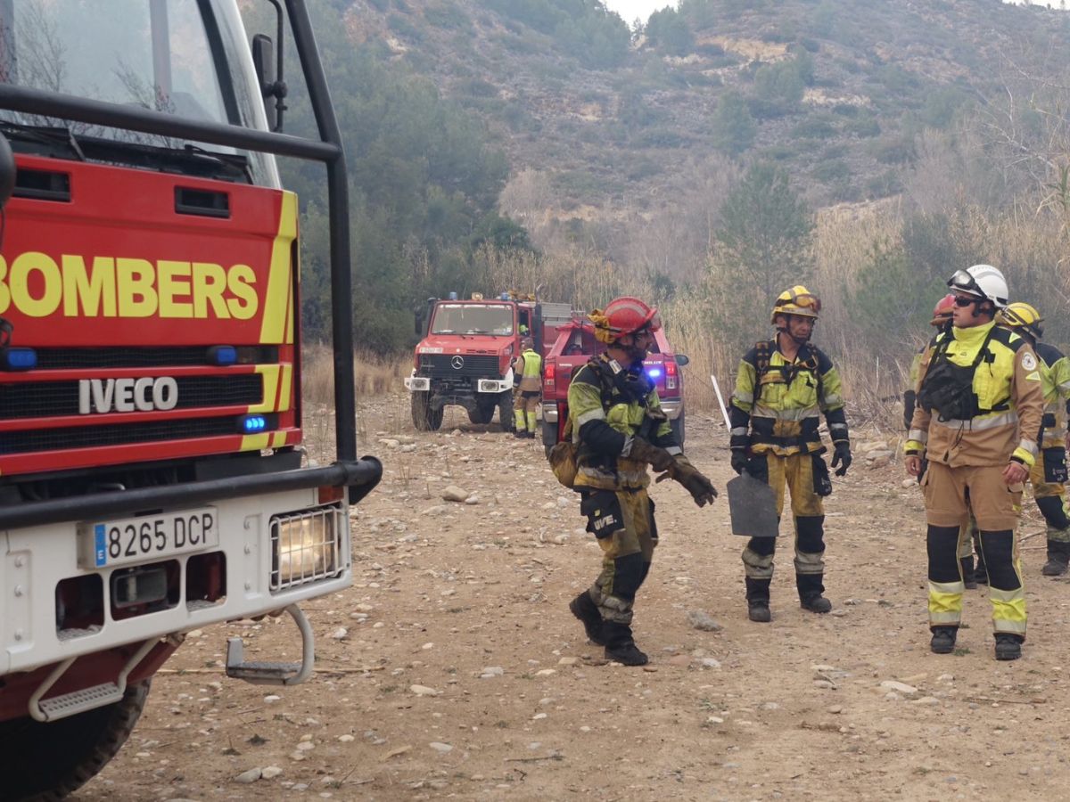 El incendio forestal en Fanzara ya esta estabilizado