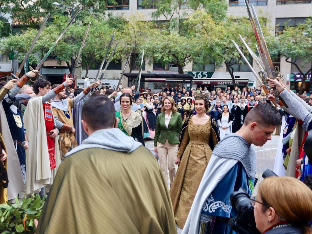 'Els Cavallers de la Conquesta' rinden homenaje 2024 a Jaume I Magdalena 2