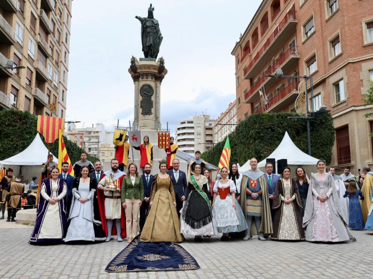 'Els Cavallers de la Conquesta' rinden homenaje 2024 a Jaume I Magdalena 3