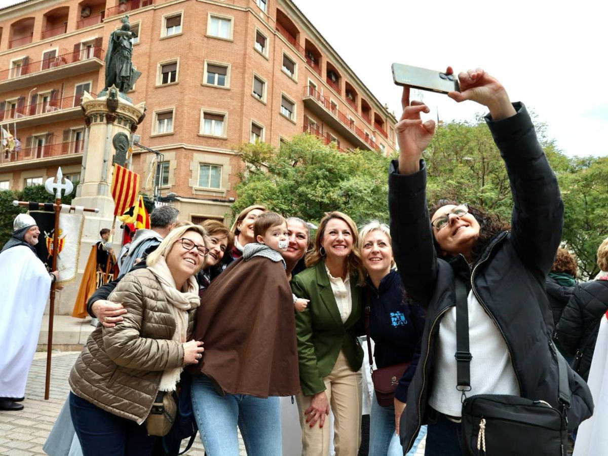 'Els Cavallers de la Conquesta' rinden homenaje 2024 a Jaume I Magdalena 5