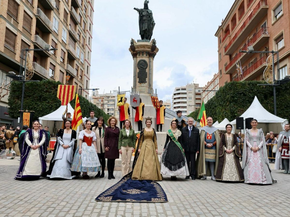 'Els Cavallers de la Conquesta' rinden homenaje 2024 a Jaume I Magdalena 4