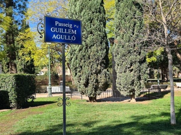 Guillem Agulló mantendrá su paseo en los Jardines de Viveros de Valencia