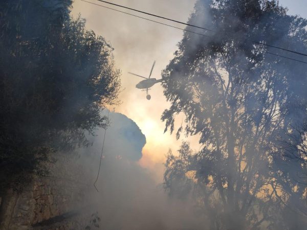 Incendio en la zona de ‘La Lleuja’ en Fanzara