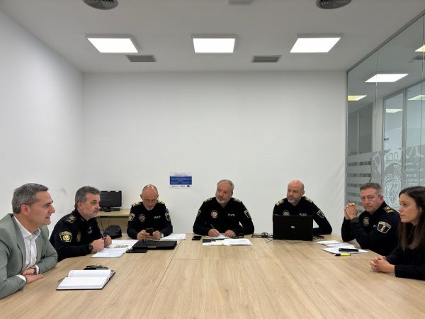 Coordinación renovada de la Policía Local en el Grao de Castellón