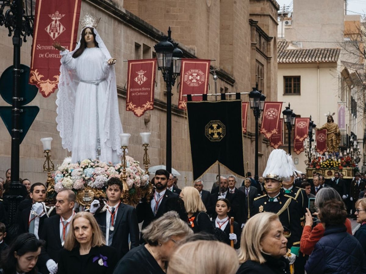 La Procesión del Encuentro culmina la Semana Santa 2024 en Castellón