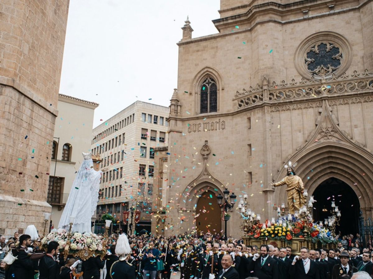 La Procesión del Encuentro culmina la Semana Santa 2024 en Castellón