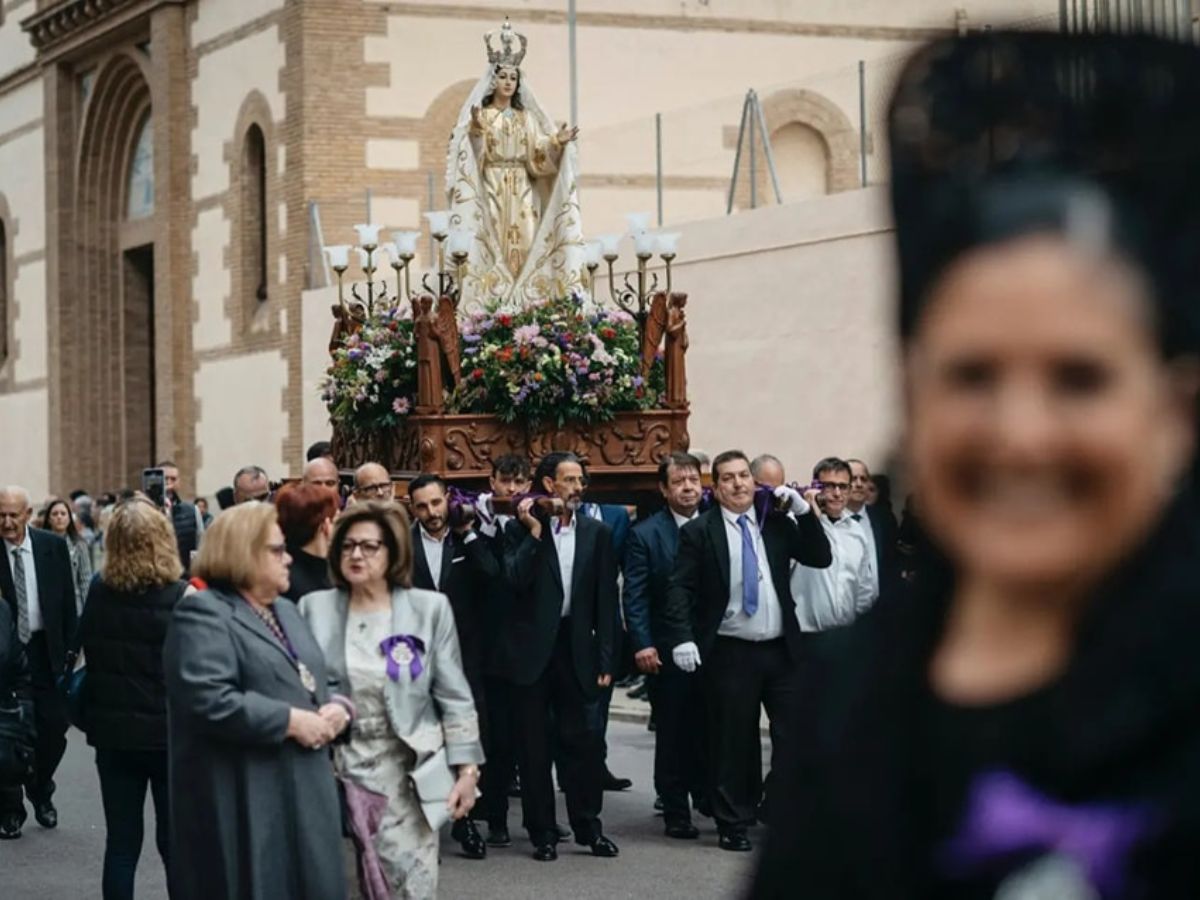 La Procesión del Encuentro culmina la Semana Santa 2024 en Castellón