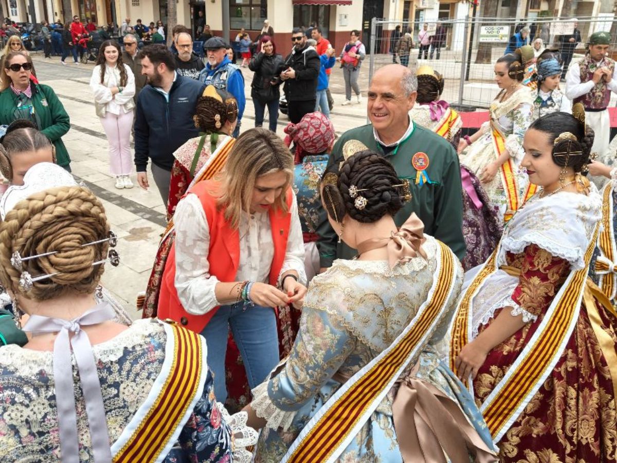 Marta Barrachina visita Benicarló en Fallas 2024 Marta Barrachina 2