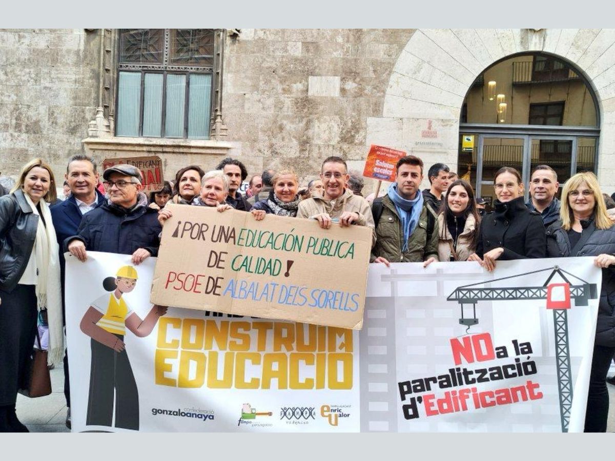 PSPV-PSOE desafía a Mazón por recortes en educación en Castellón