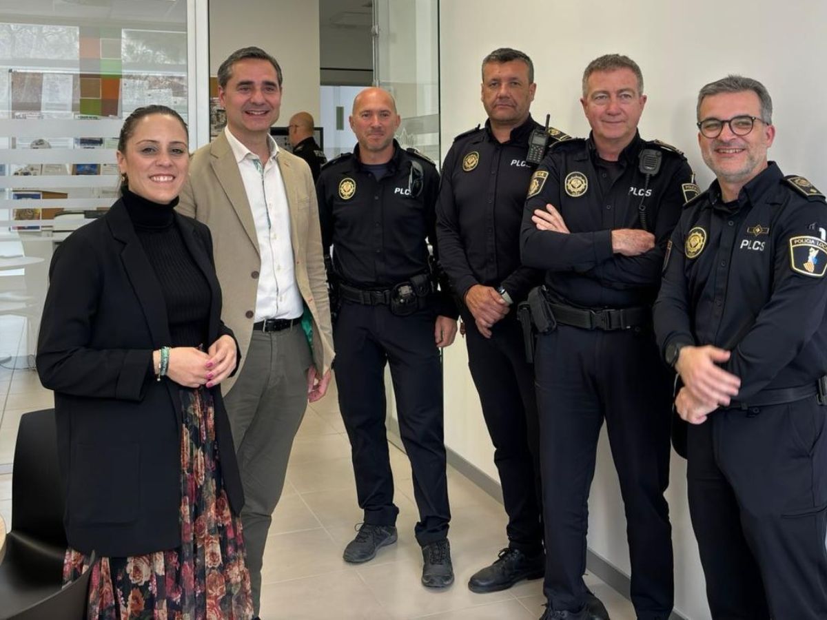 Presentación del nuevo responsable de Policía Local en el Grao de Castellón