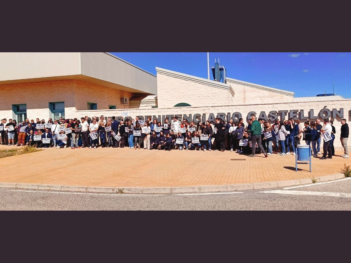 Protestas del personal en los centros penitenciarios de Castellón