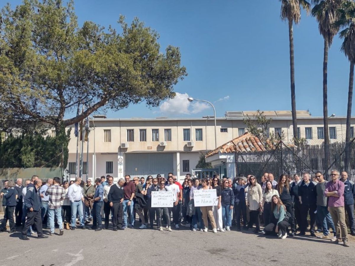 Protestas del personal en los centros penitenciarios de Castellón