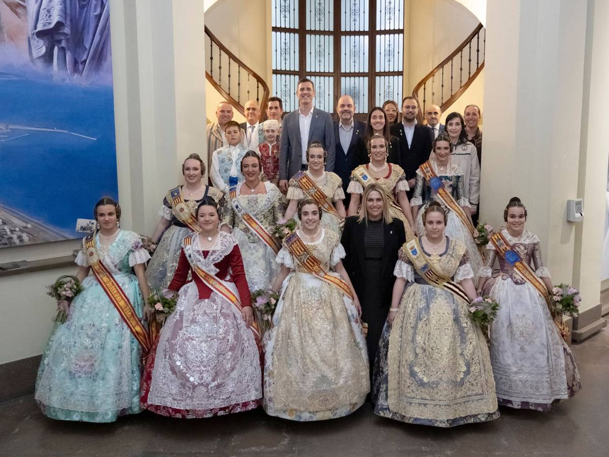 Reinas y Falleras Mayores de la provincia en Diputación de Castellón Marta Barrachina 2