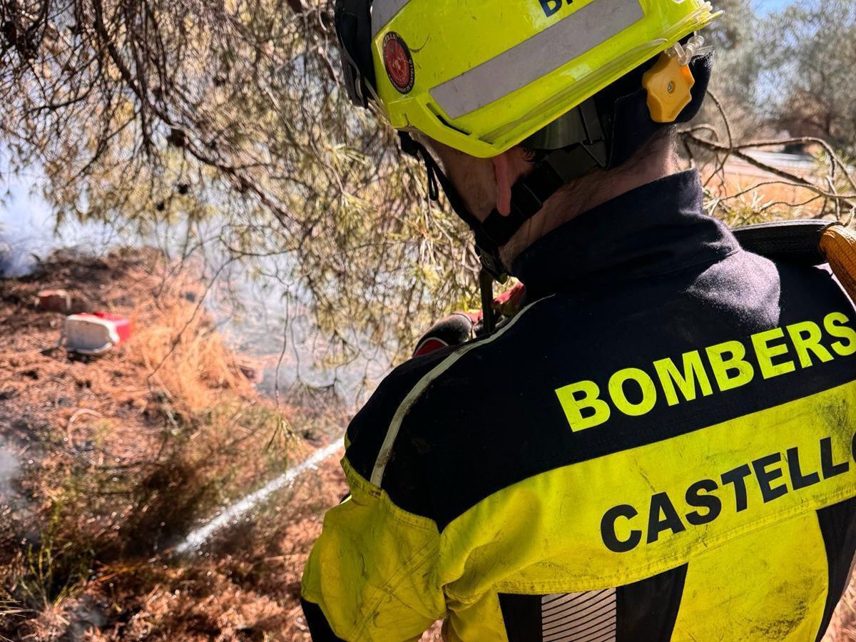 Resultado del incendio de vehículos en la 'Romeria de les Canyes'