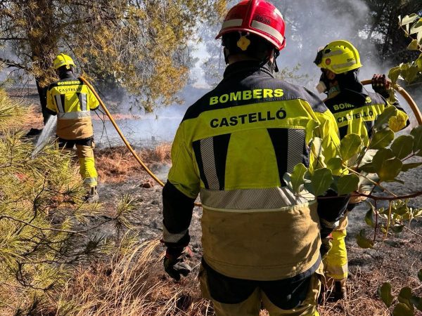 Resultado del incendio de vehículos en la ‘Romeria de les Canyes’
