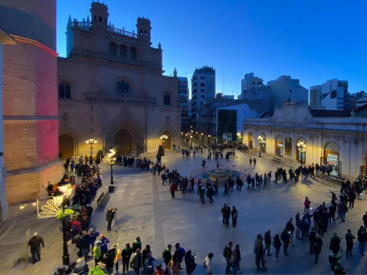 Salida con más de 25.000 cañas a la 'Romería Magdalena 2024' fadrí amanecer